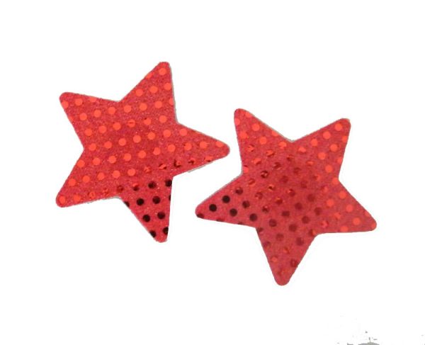 Five Star Point Red Pasties for Burlesque